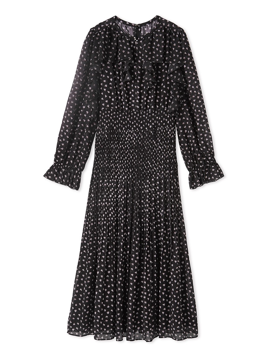 HANAE MORI×CELFORDコラボ】ハートモチーフプリントワンピース