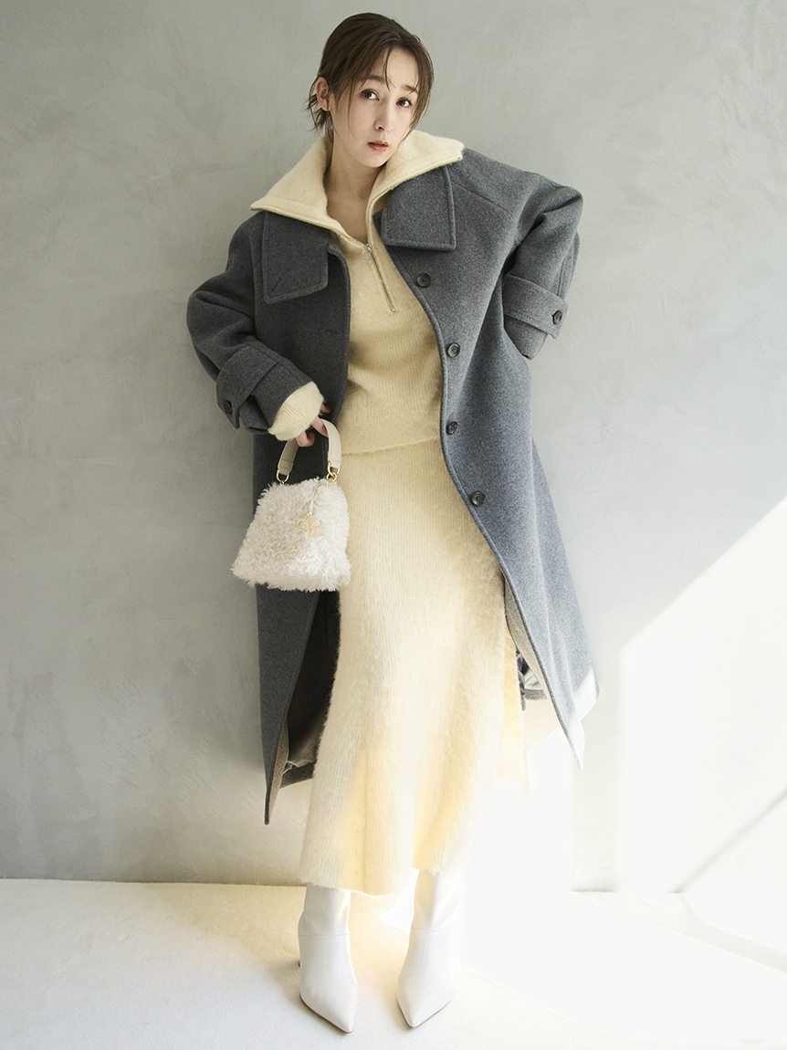 バルマカンロングコート(ダッフルコート)｜アウター｜FRAY I.D（フレイ