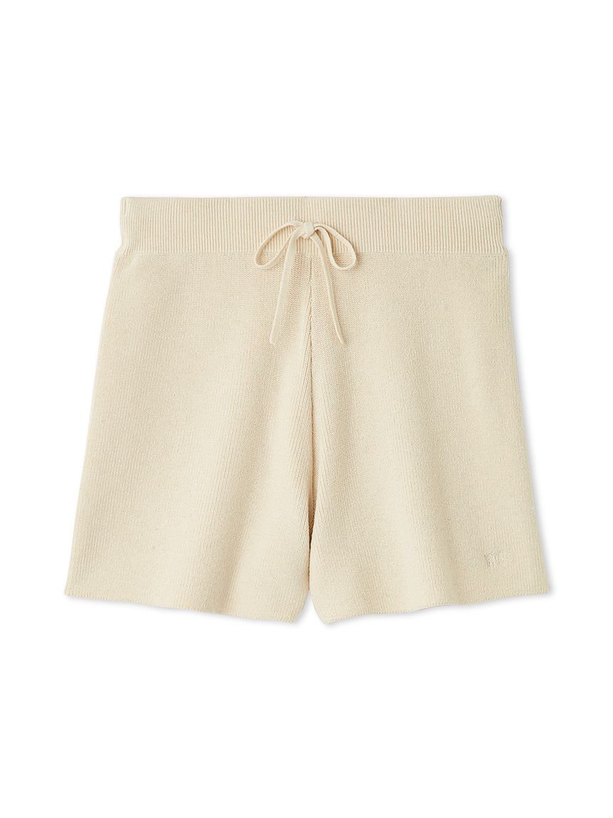 ウォッシャブルカシミヤシルクニットショートパンツ／ウォッシャブル