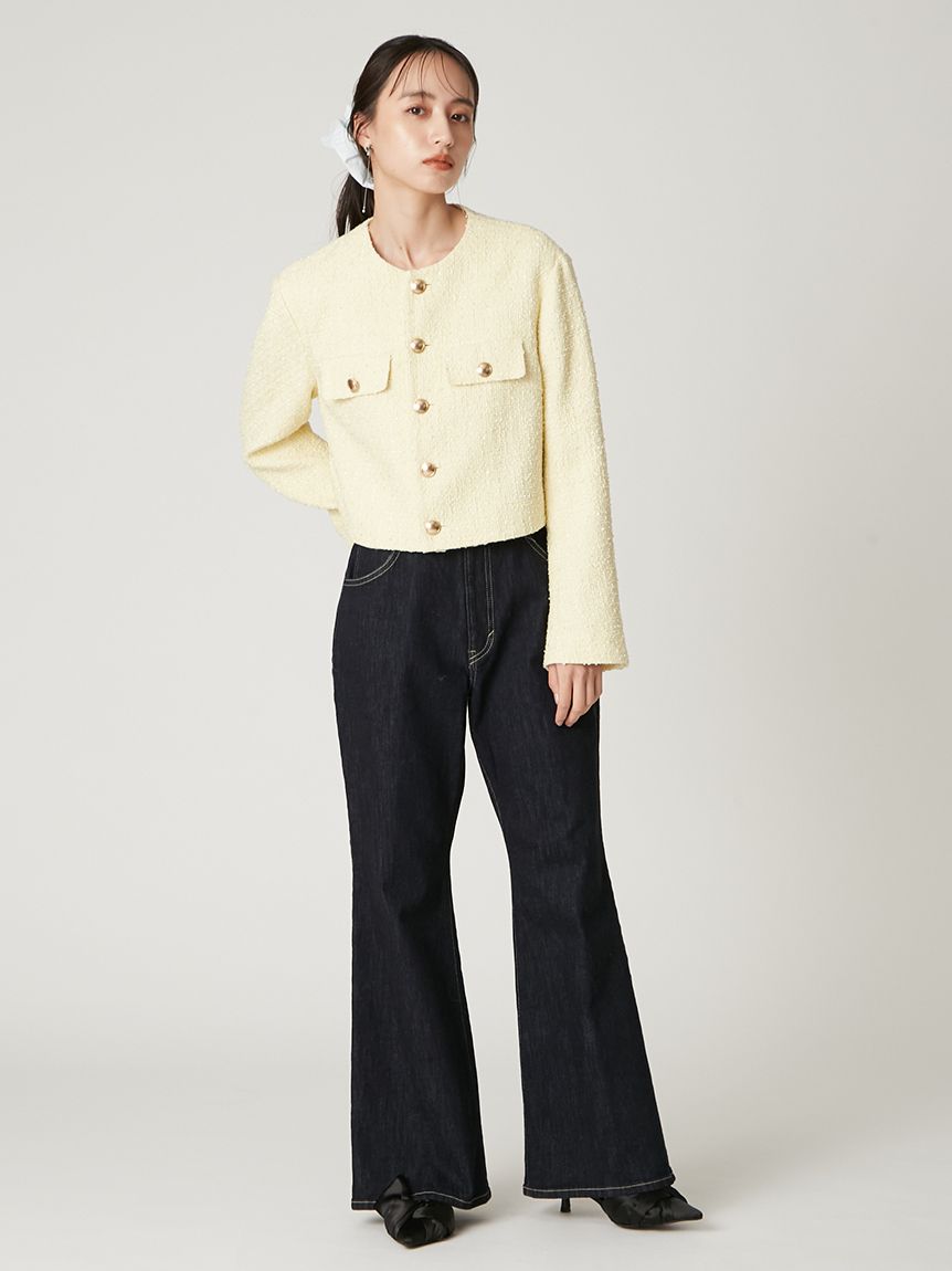 クロップドツイードジャケット(ジャケット)｜アウター｜FRAY I.D