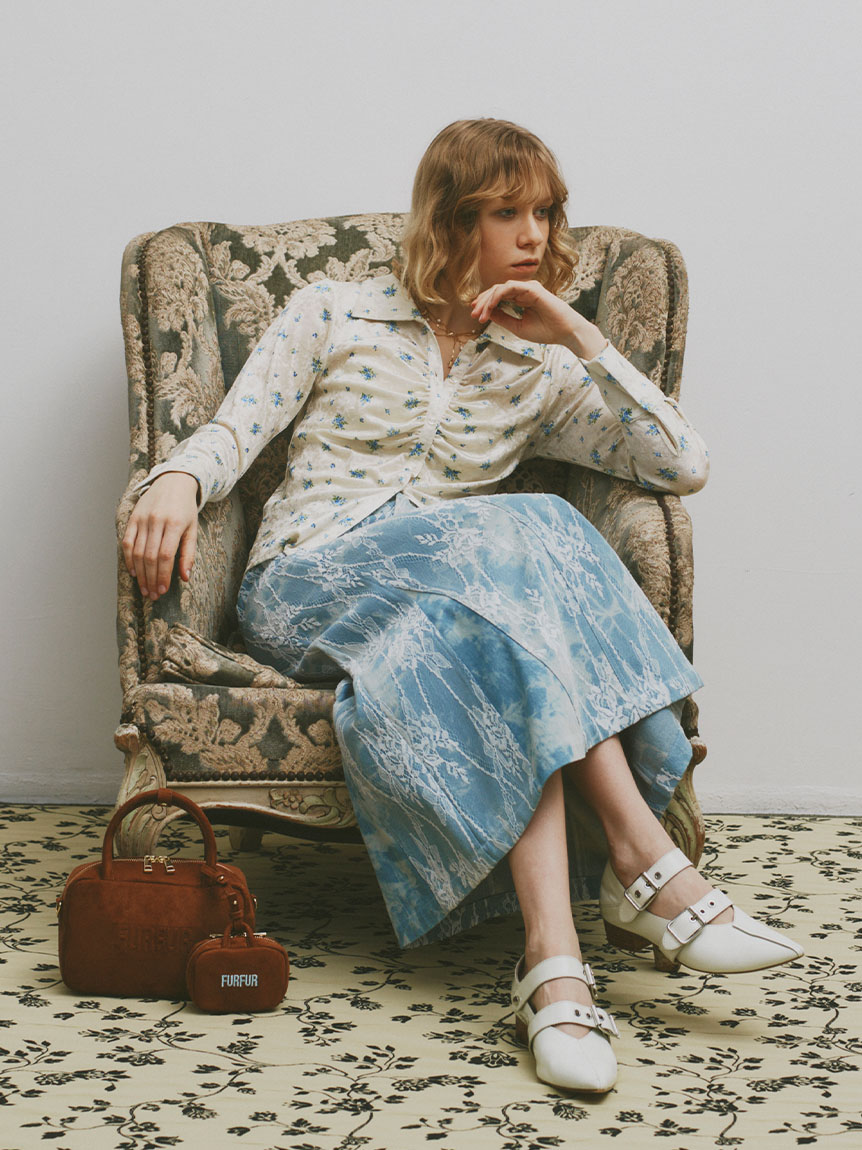 WEB限定カラー】ダブルストラップバブーシュ(シューズ)｜FURFUR