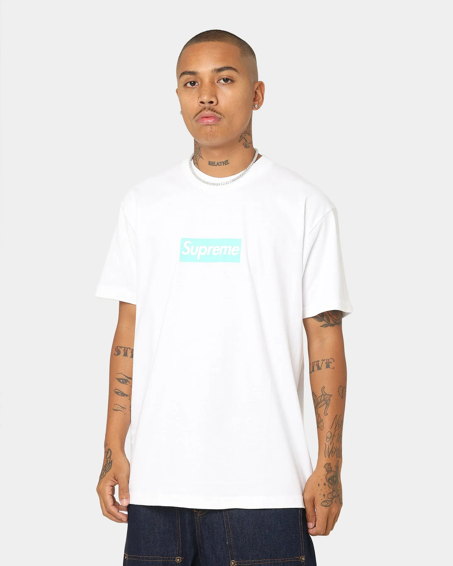 Supreme X Tiffany & Co T-Shirt White | Parallel