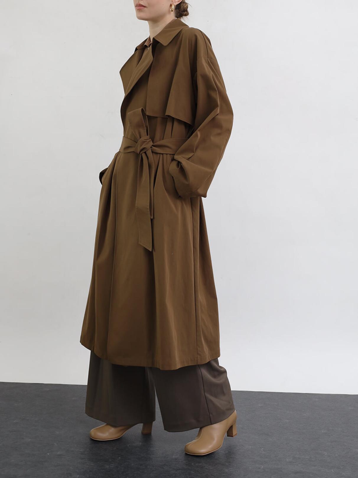 シャンブレーツイルトレンチコート - Aga - Aga｜YAMADAYA STORE