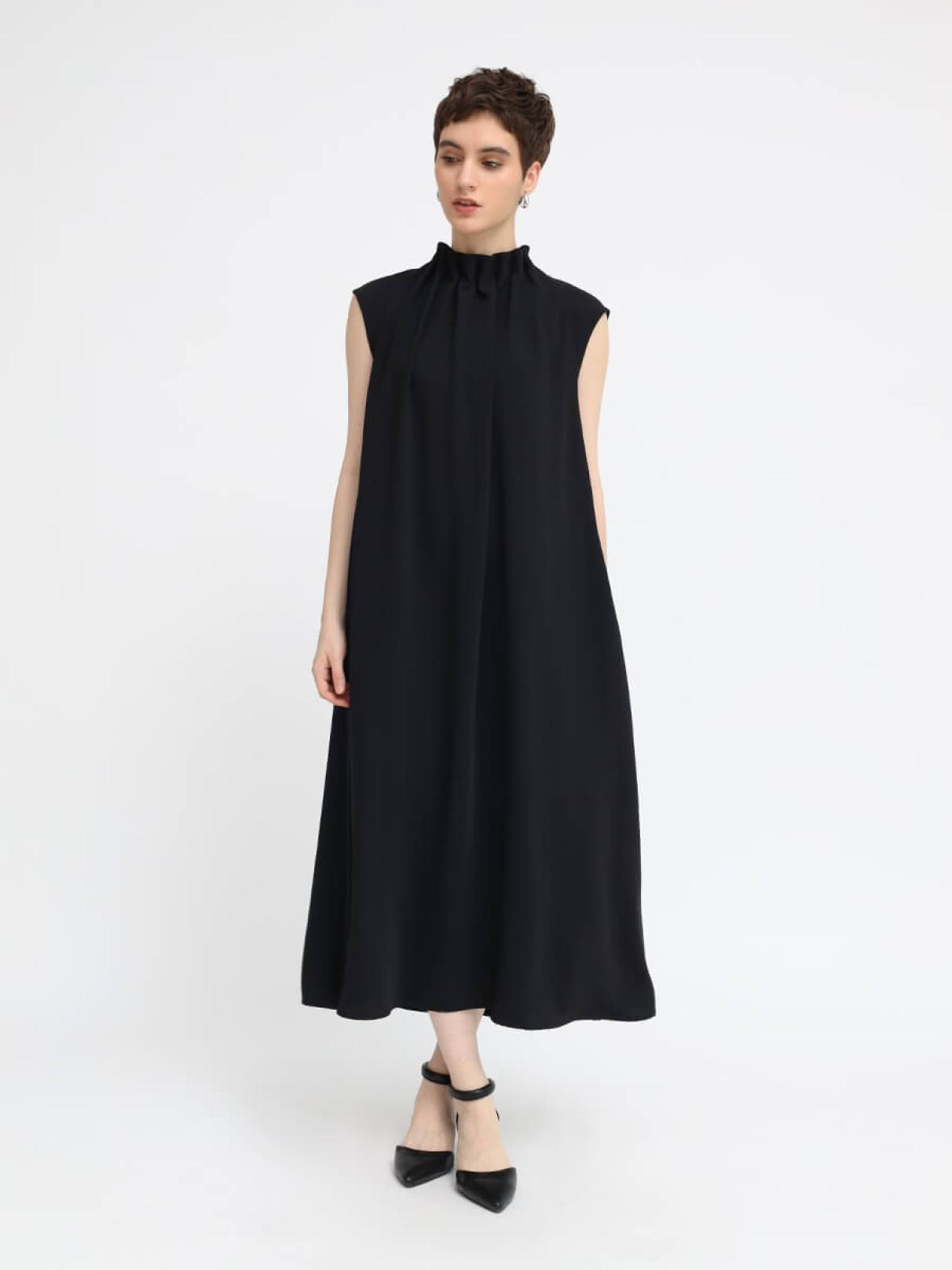 タックネックワンピース - Aga Black - Aga｜YAMADAYA STORE