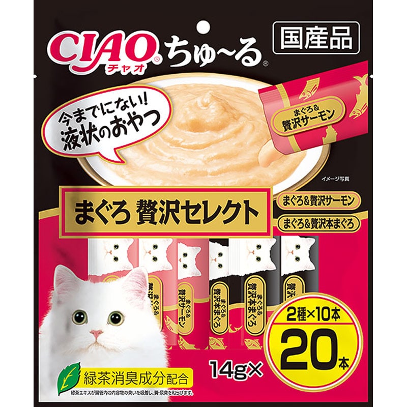 CIAO ちゅ〜る とりささみ まぐろ 贅沢 80本入り 計800本 CIAO ちゅ