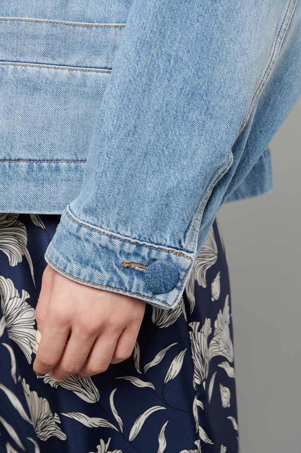 Weekend Max Mara｜ノーカラーデニムジャケット