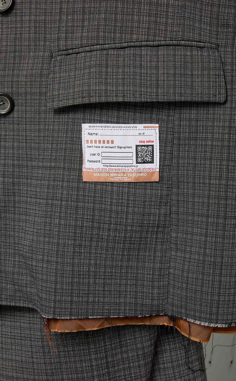 Maison MIHARA YASUHIRO｜ウールダブルブレストジャケット