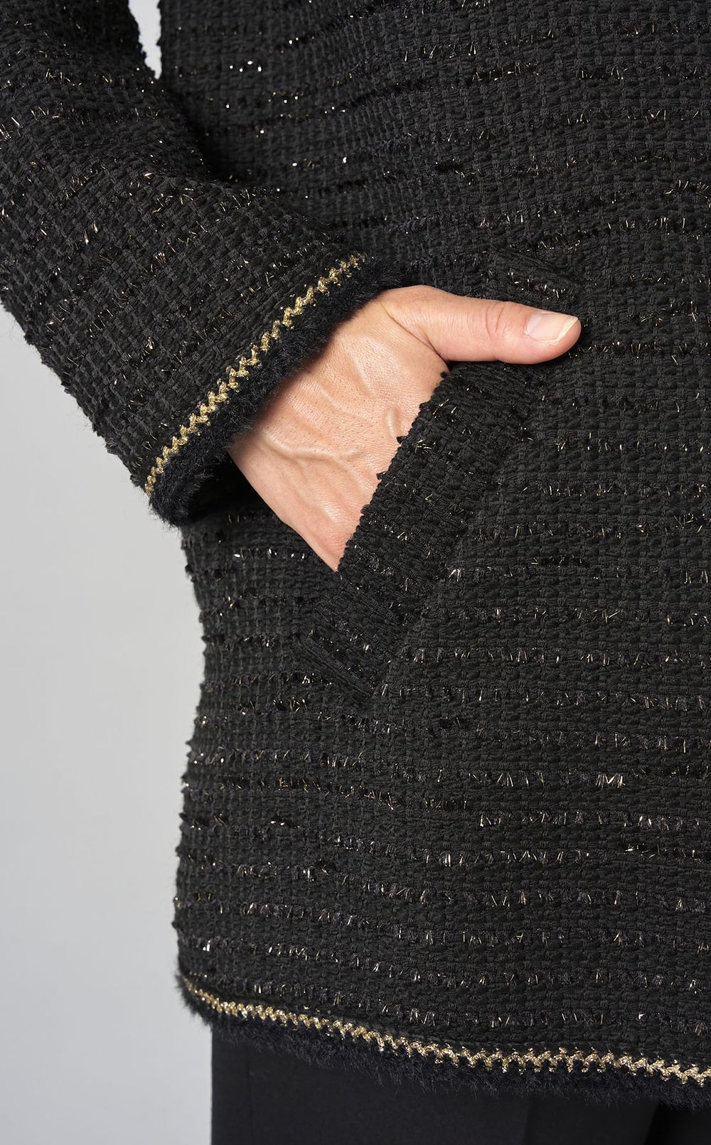 PAULE KA｜ラメツイードダブルコート