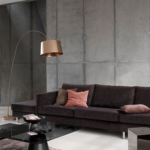 ボーコンセプト黒いアーチ型フロアスタンド ボーコンセプト黒いアーチ