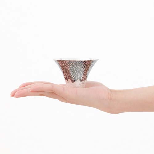 東京銀器森銀器製作所純銀酒杯富士山傳統工藝品金屬杯子| MUKU工房