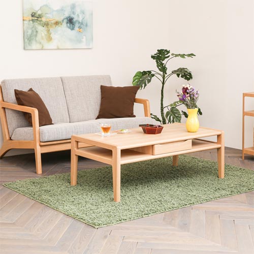 旭川家具 WOW ワオ Rein ライン センターテーブル 国産家具 無垢