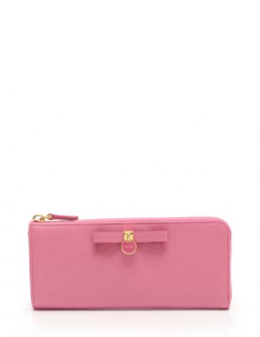 PRADA・財布・小物・ L字ファスナー長財布 サフィアーノレザー ピンク