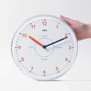 タイムティーチャー 壁掛け時計／BRAUN(ブラウン)｜愛着を持ってずっと