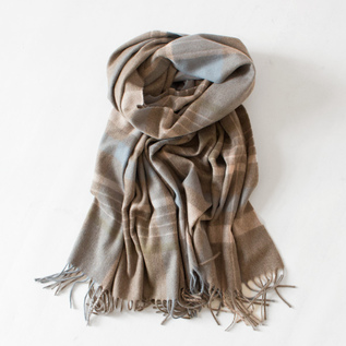 カシミヤ チェック ストール／Cesare Gatti（チェザーレ ガッティ