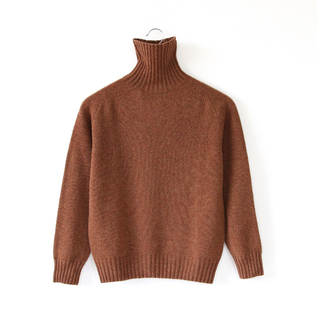 ラムズウール タートルネック／Harley of Scotland（ハーレーオブ