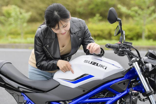スズキ『SV650』に対する初心者＆女子的目線が斬新すぎる…… 教習所で