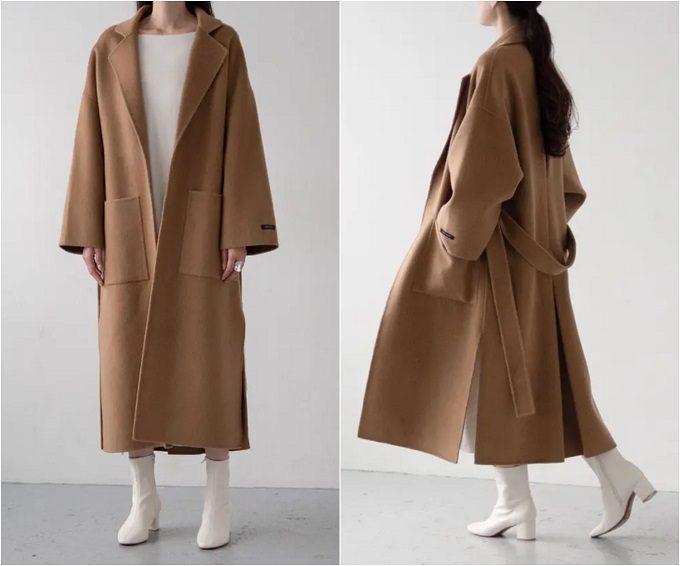 コート姿でもスタイルアップ。シルエットと素材にこだわった「Na.e」の