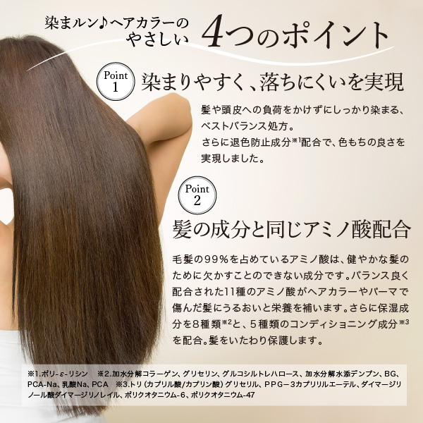 定期購入】染まルン♪ヘアカラートリートメント 220g カラー：ブラウン