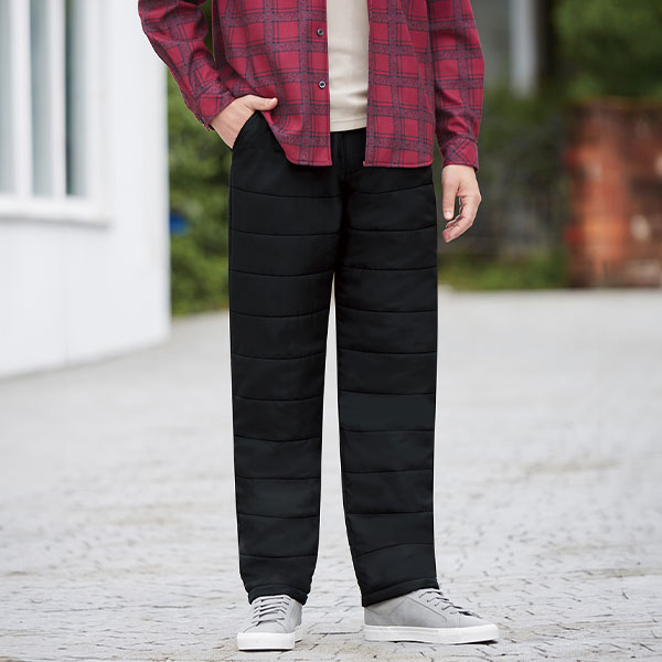 フレンドリー 冬に重宝！中綿キルティングパンツ 2本組 958274 1セット
