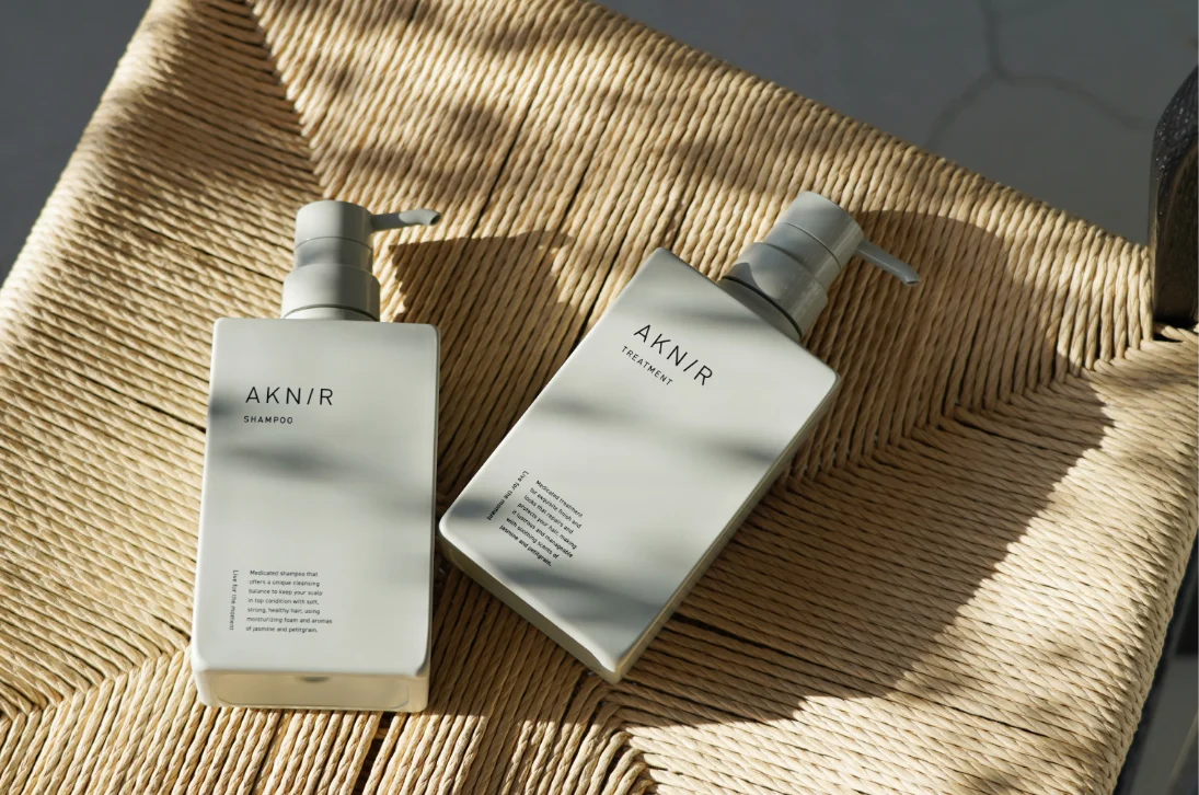 薬用ヘアシャンプー＆トリートメントセット｜AKNIR（アクニー） 公式