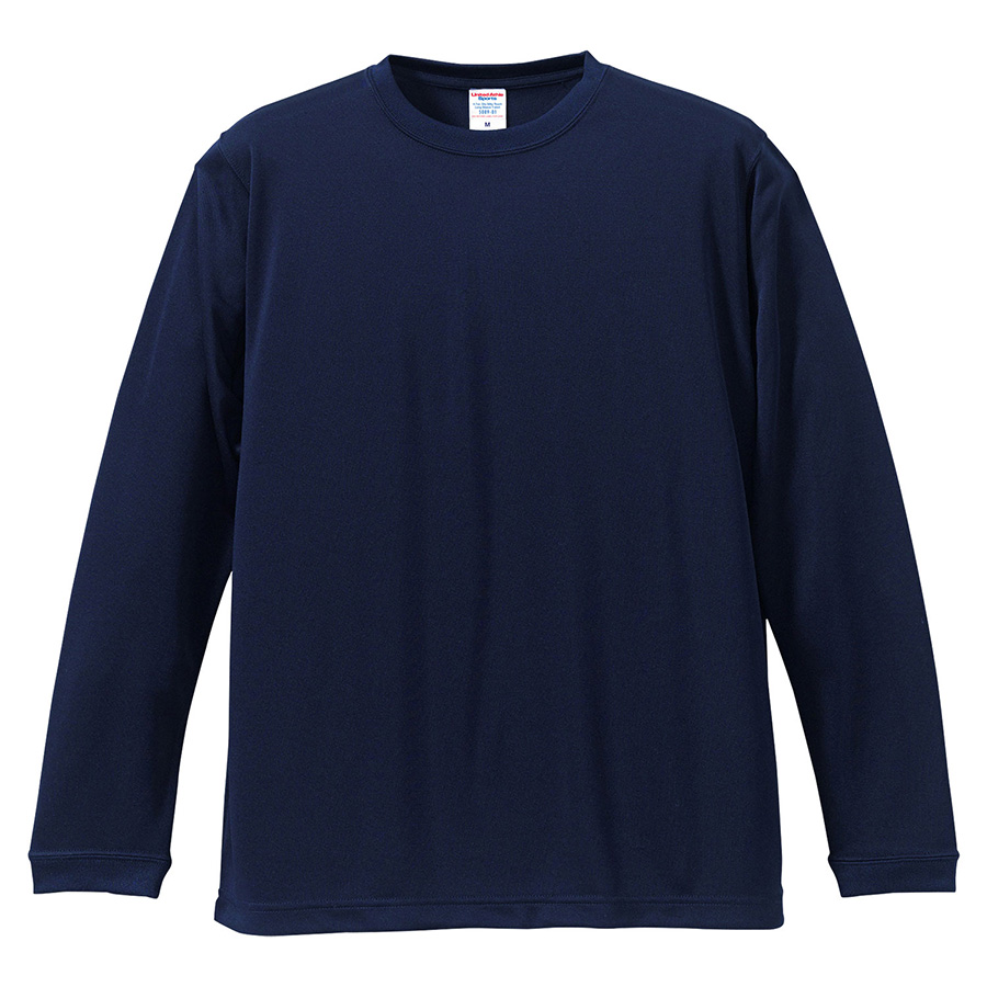 4．7oz ドライシルキータッチ ロングスリーブTシャツ（ローブ