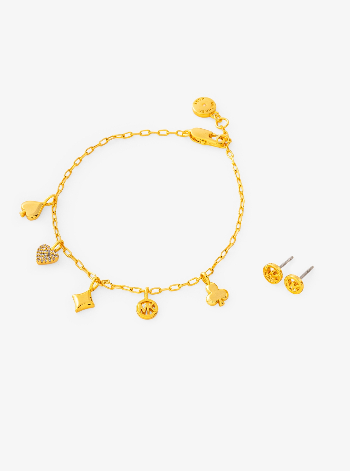 公式アウトレット】VEGAS チャーム ブレスレット & スタッドピアス