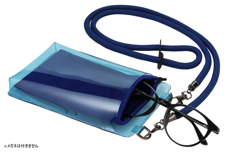 スペシャルプライス]PVC POUCH25（PVC-POUCH-BL）｜メガネのZoff
