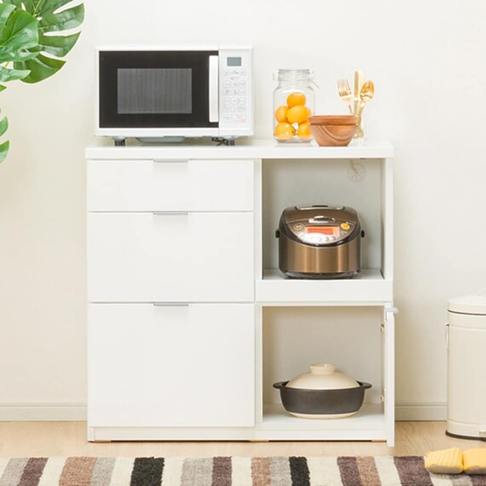 hiak☆プロフ必読 極美品ニトリ 食器棚 キッチンカウンター hiak