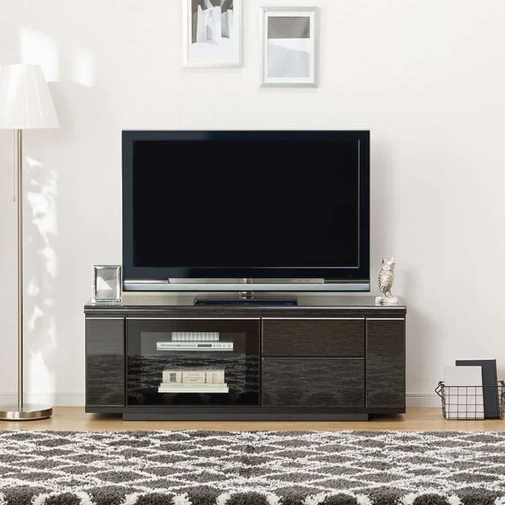 ニトリ テレビ台　ローボード ポスティア 125 ブラック ローボード（テレビ台） ポスティア 125 BK ブラック <N>(ﾛｰﾎﾞｰﾄﾞ 幅