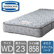 シモンズ］ ワイドダブルベッドフレーム ボックススプリング13cm厚