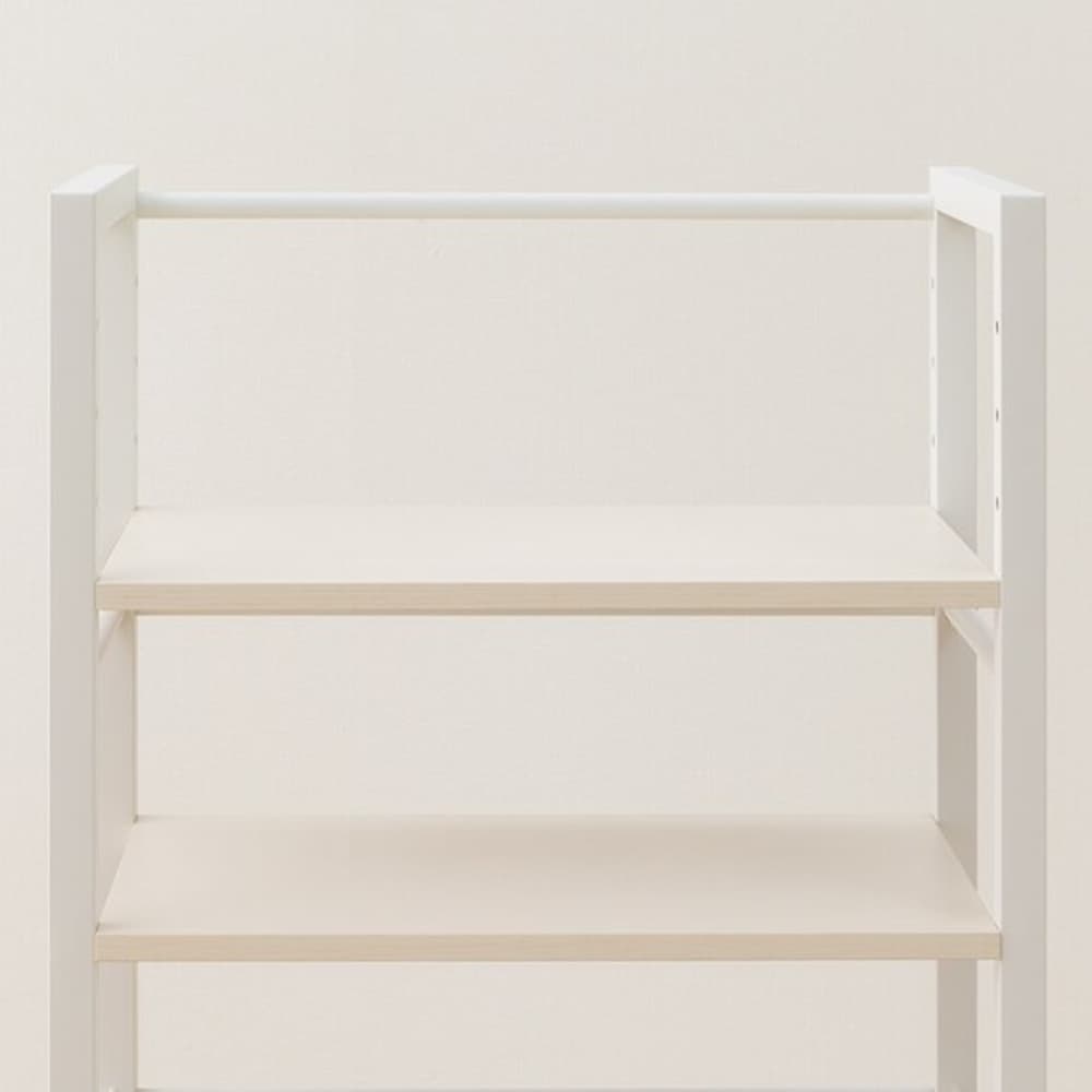 ブックシェルフ 収納棚 ホワイト arne（アーネ） 本棚 大容量 シェルフ オシャレ a4 収納棚 可動棚 完成