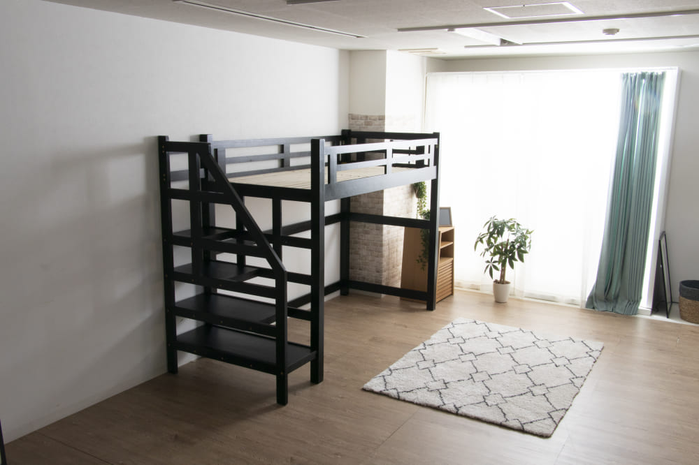 ロフトベッド（ハイベッド） HZ－001DBR(5Y）DBR): 学習