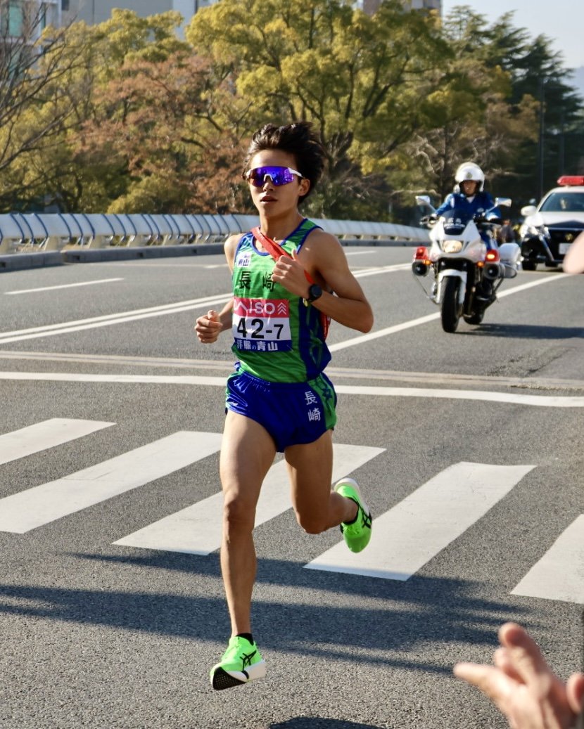 🎽【全国男子駅伝2026】ファンサービスをする46位・香川県チーム3区に