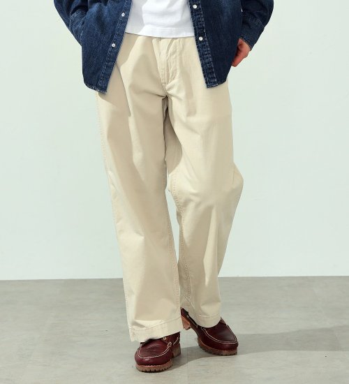 FINAL SALE】EDWIN KHAKIS ワイドストレートチノパンツ|EDWIN|エドウイン
