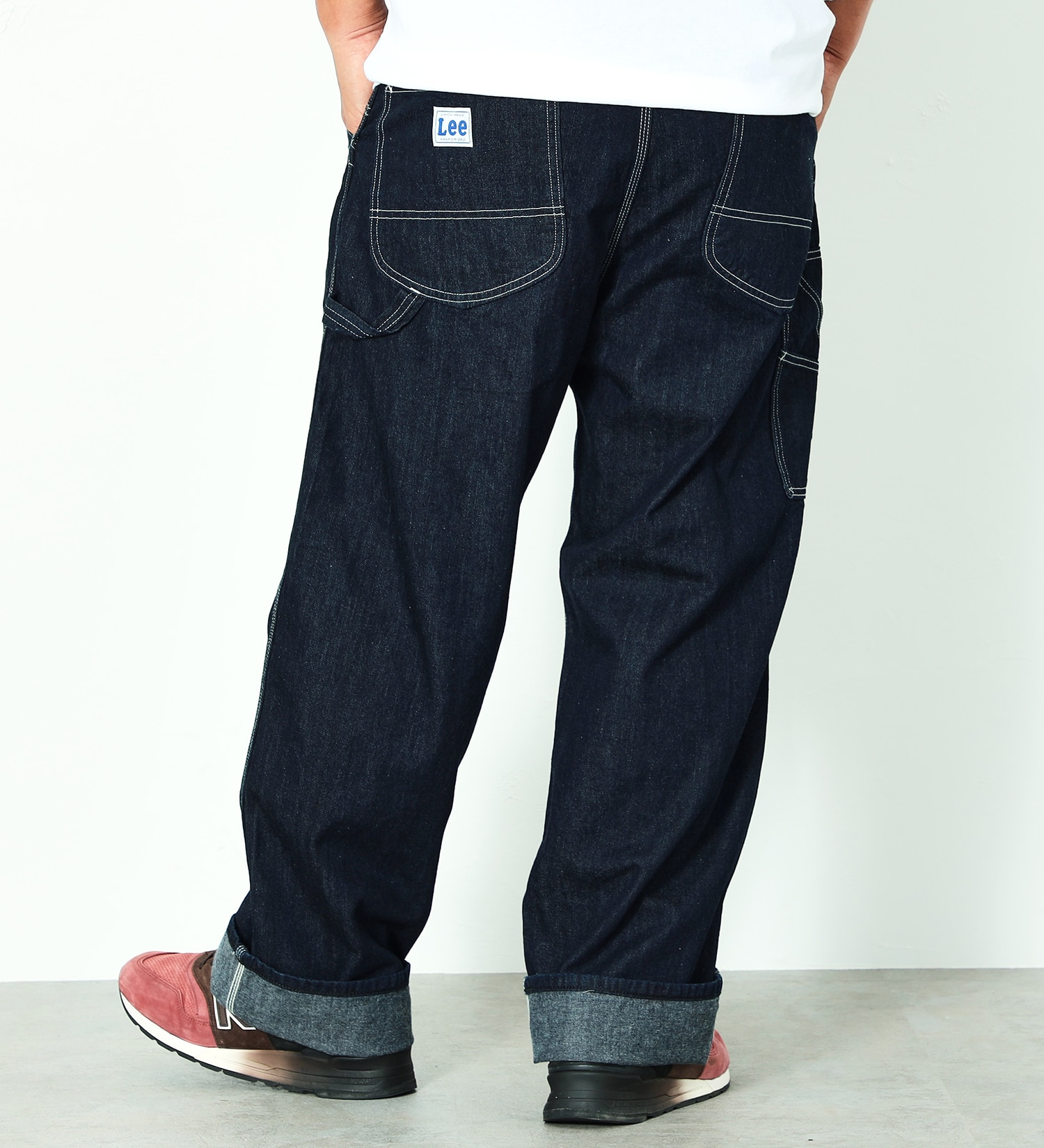 大きいサイズ】DUNGAREES ワイドペインターパンツ/デニム セットアップ