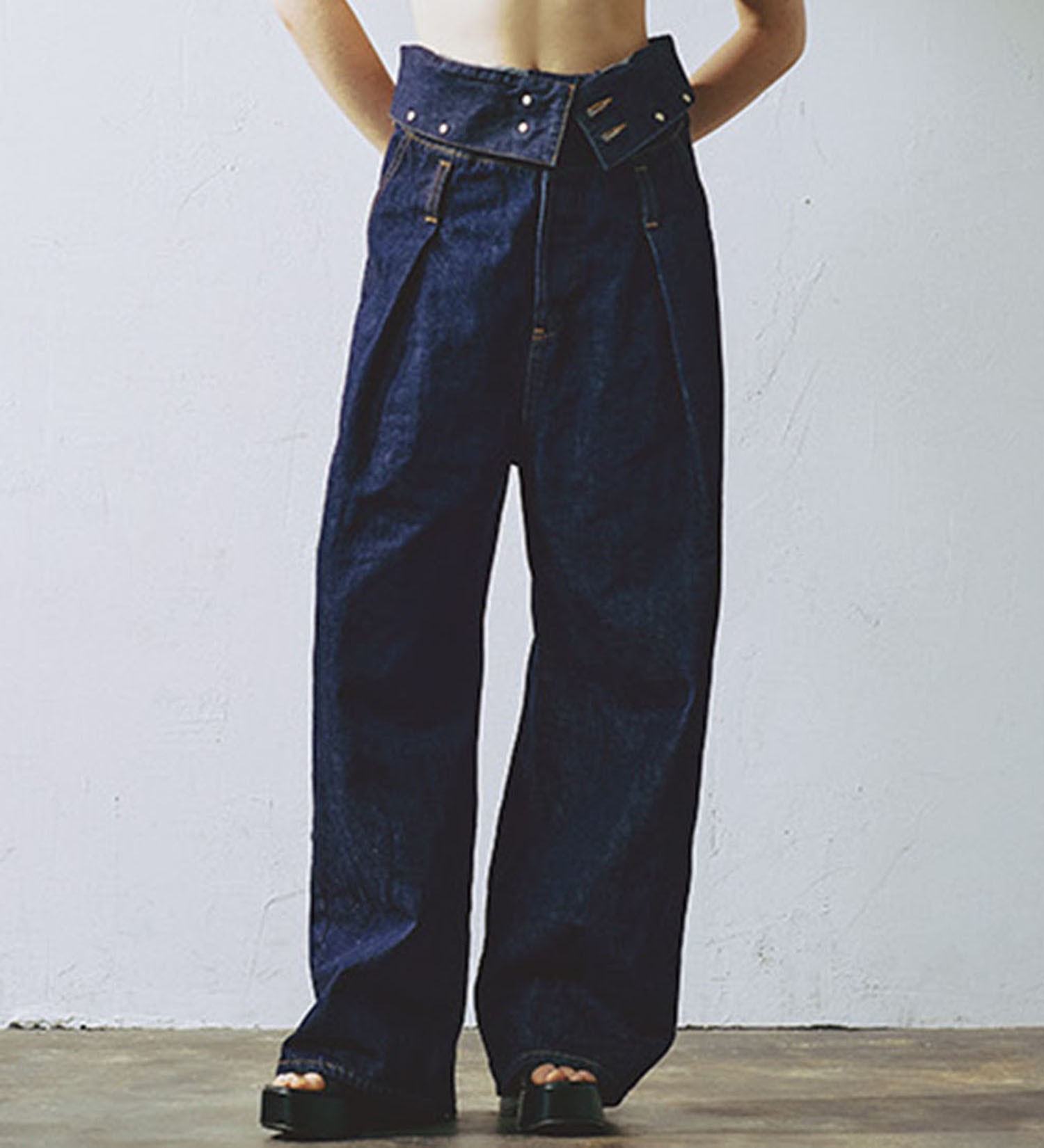 atelier SOMETHING LACE UP SALOPETTE/レースアップサロペット