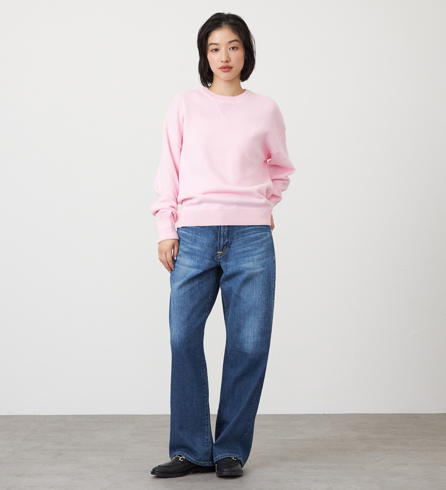 SOMETHING コットンニットプルオーバー|SOMETHING|サムシング