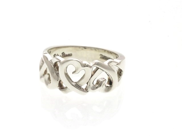 TIFFANY&Co. 】あんしん鑑定利用可☆ハートリング シルバー TIFFANY&Co