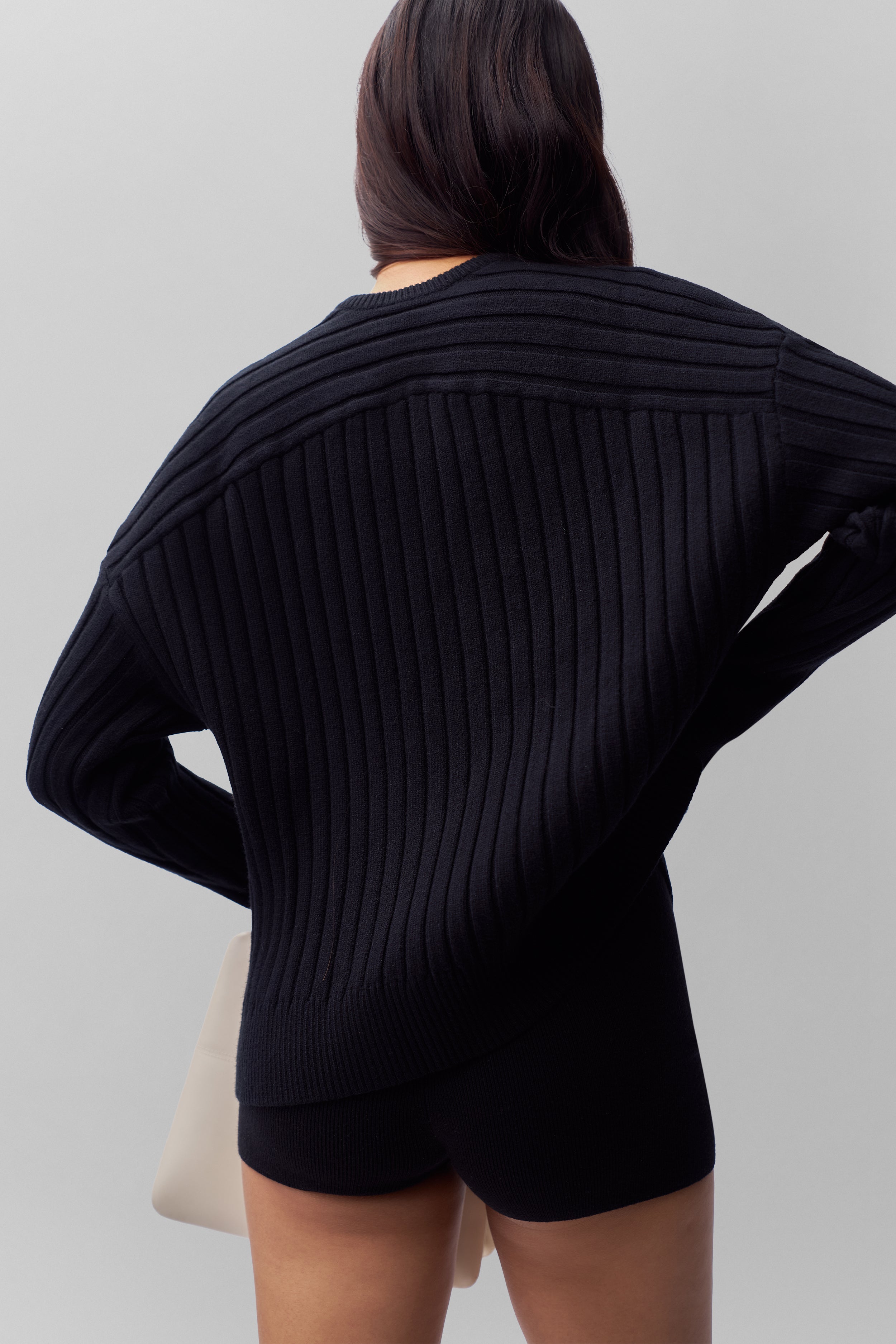 Cleon Rib Knit Pullover – Guizio