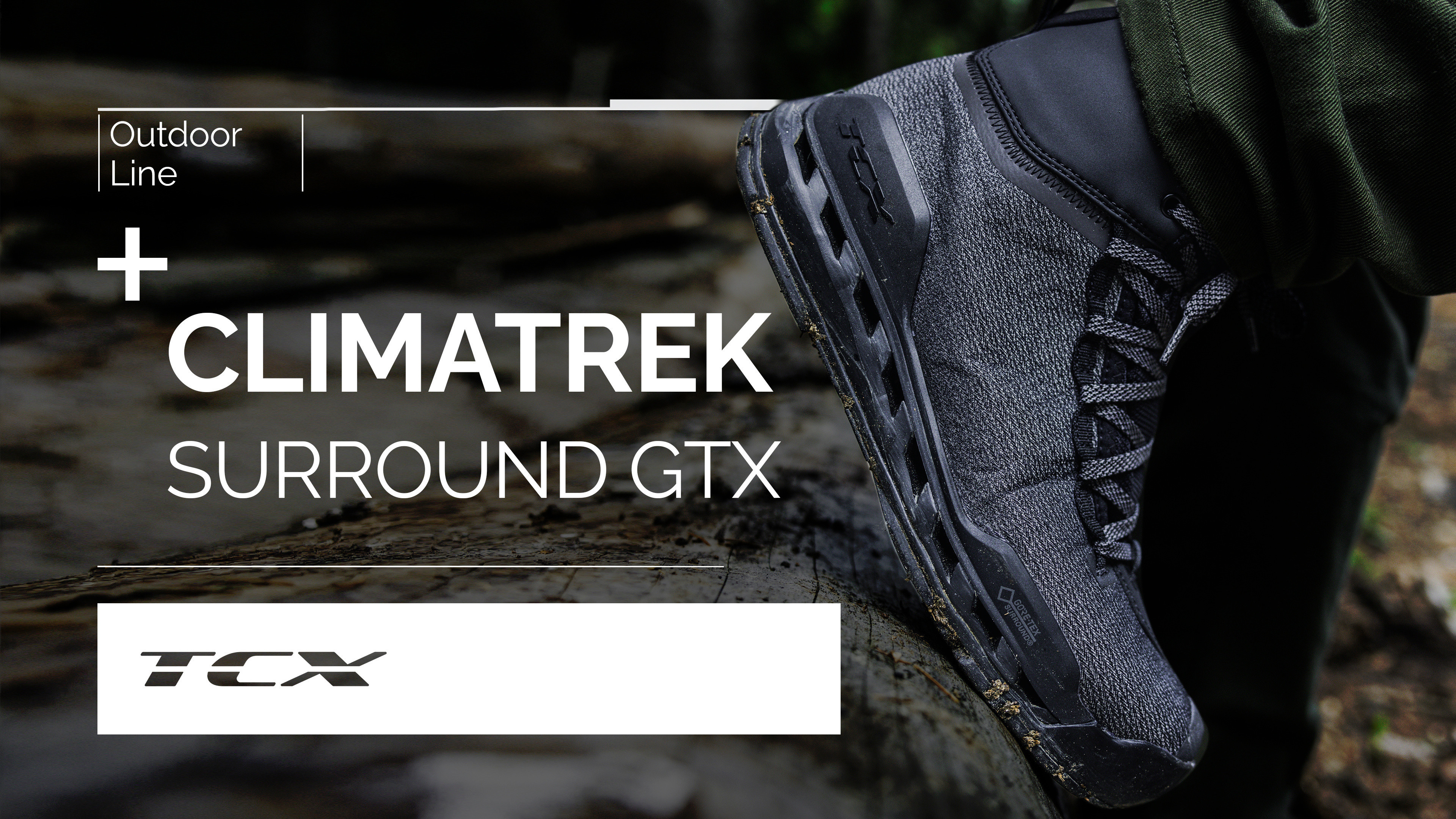 CLIMATREK SURROUND GTX MEN'S WATERPROOF MOTORCYCLE BOOTS - BLACK