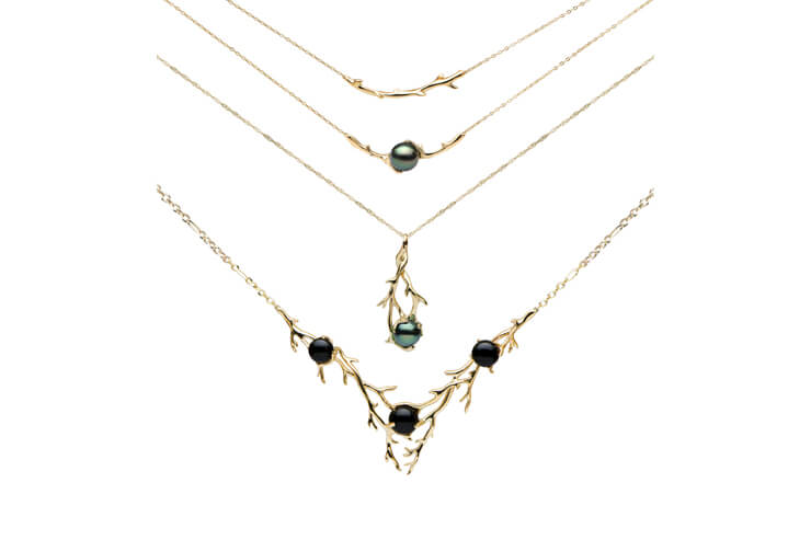 ハワイアンジュエリー / マウイダイバーズの最新作は黒珊瑚が主役