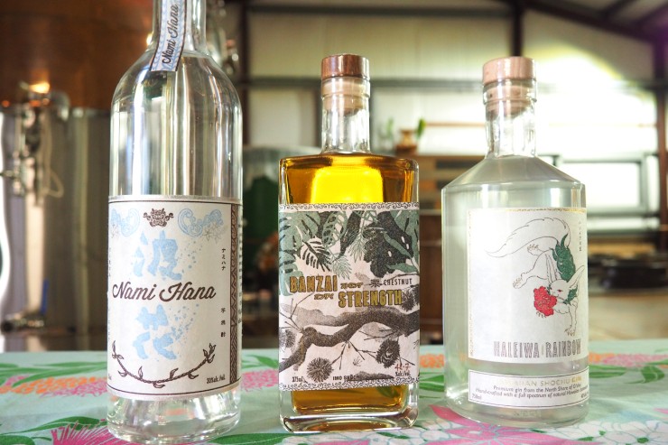 焼酎 波花 No.25 ハワイアンプルメリアレイラベル 焼酎 波花 No.25