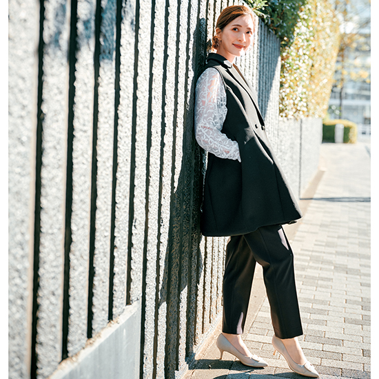 Myu]ペプラムロングジレ | KOBUNSHA SELECT SHOP | [Myu]ペプラム