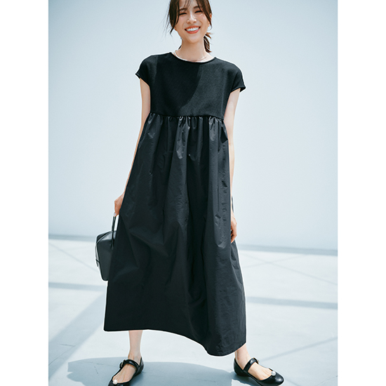 ALEGRE]ドッキングギャザーワンピース | KOBUNSHA SELECT SHOP