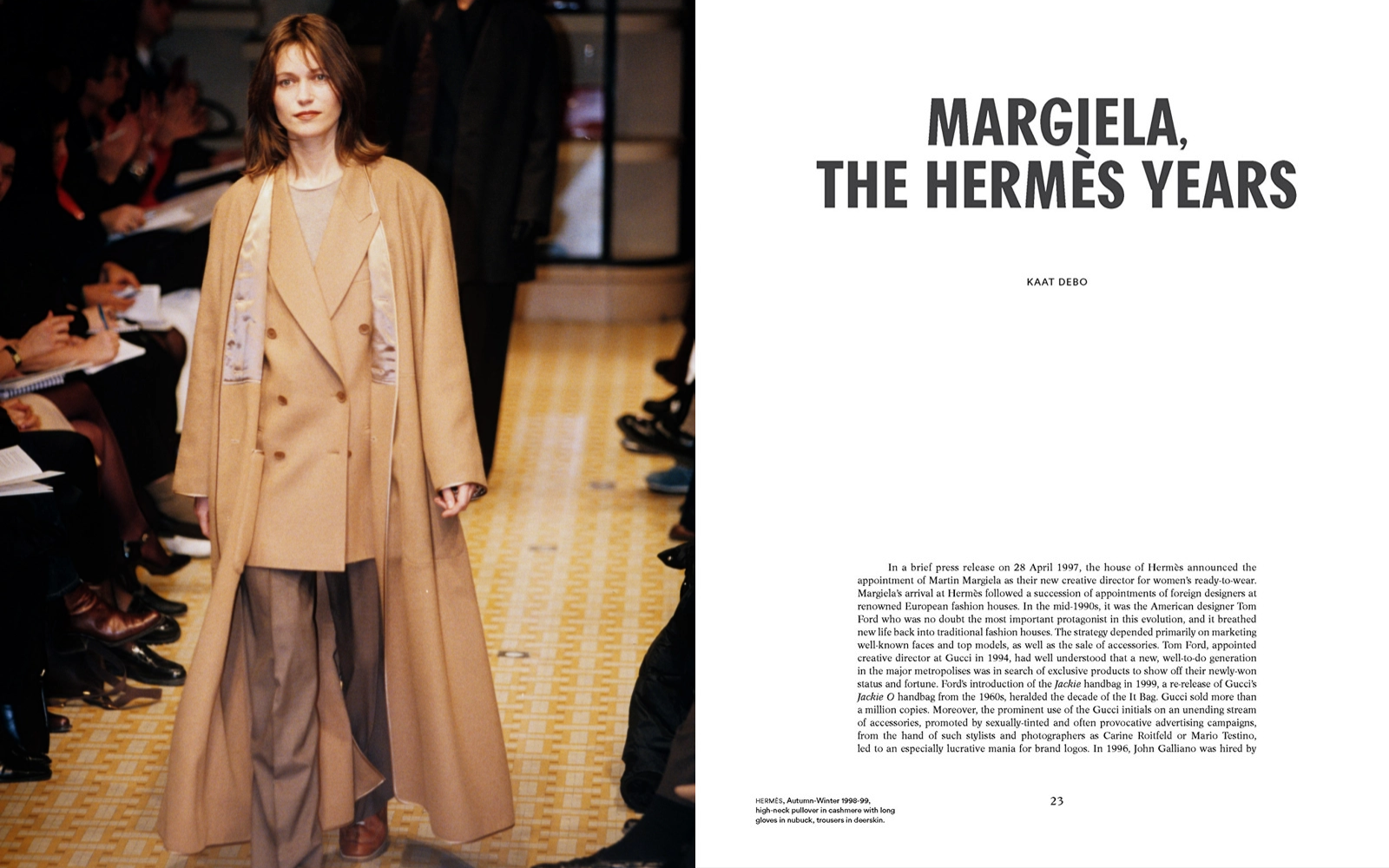 When Martin Margiela was the creative director of Hermès - nss
