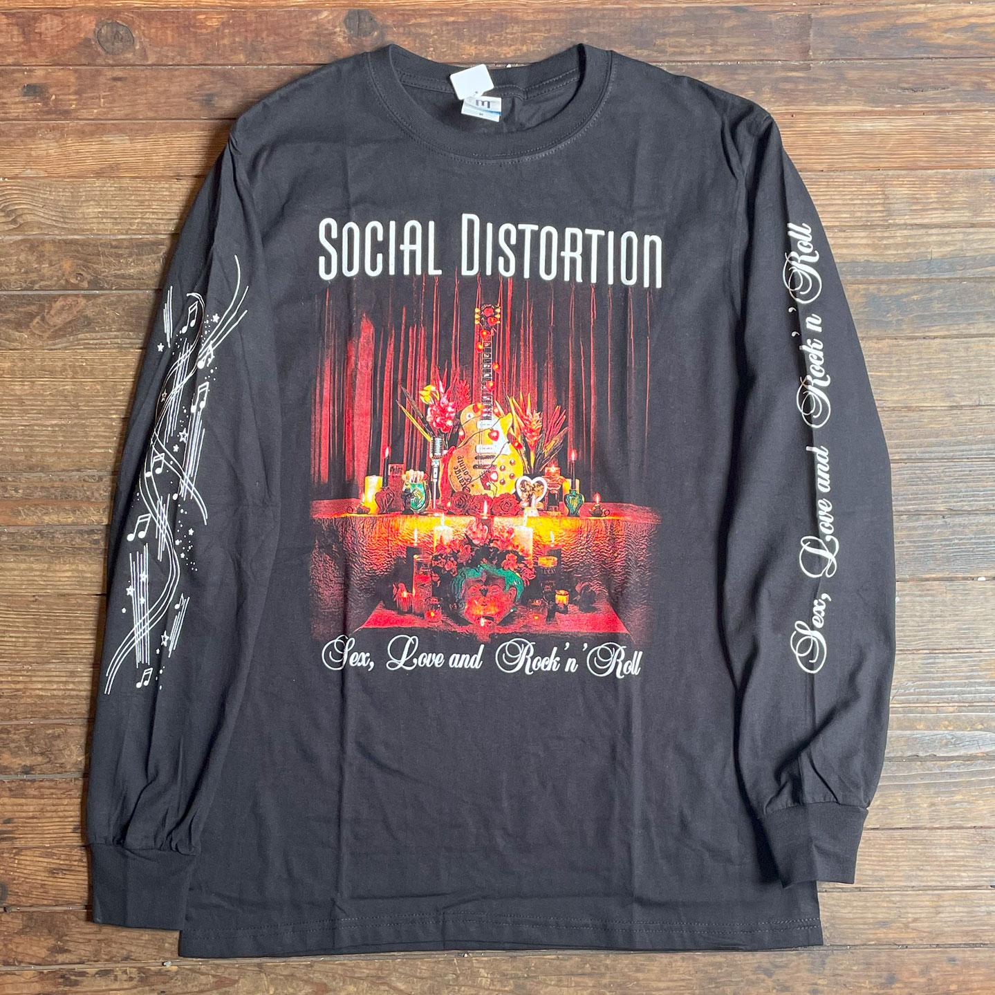 SOCIAL DISTORTION ロングスリーブTシャツ Sex, Love And Rock 'N
