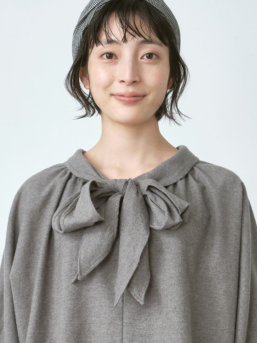 2WAYリボンブラウス 綿オックス起毛 | シャツBLナガソデ | 【公式】D*g