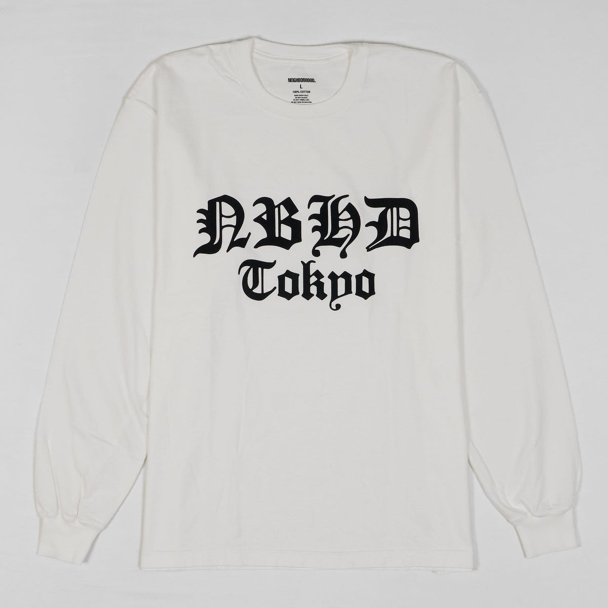 Neighborhood Tokyo Printed Crew Neck Long Sleeve T-Shirt - DeeCee