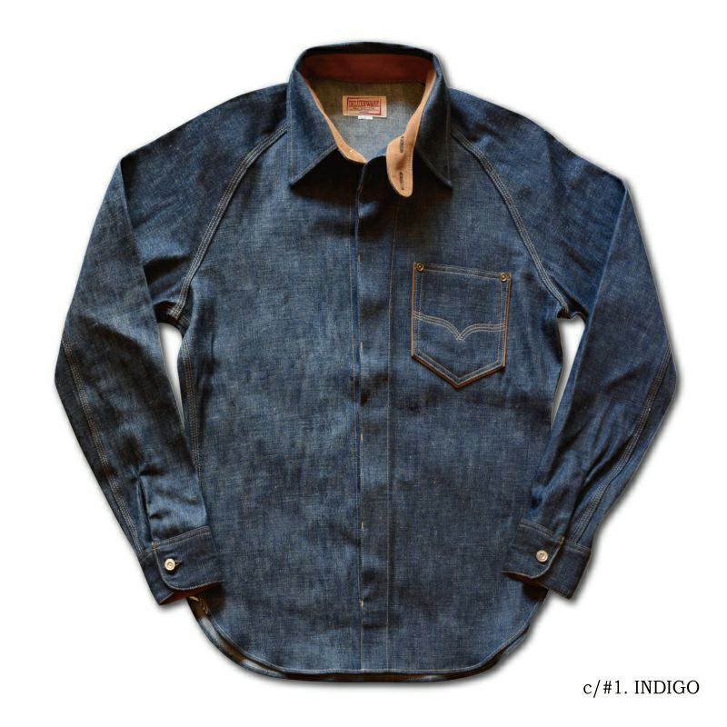7640 [40s DENIM SHIRT] | デラックスウエア公式オンラインストア