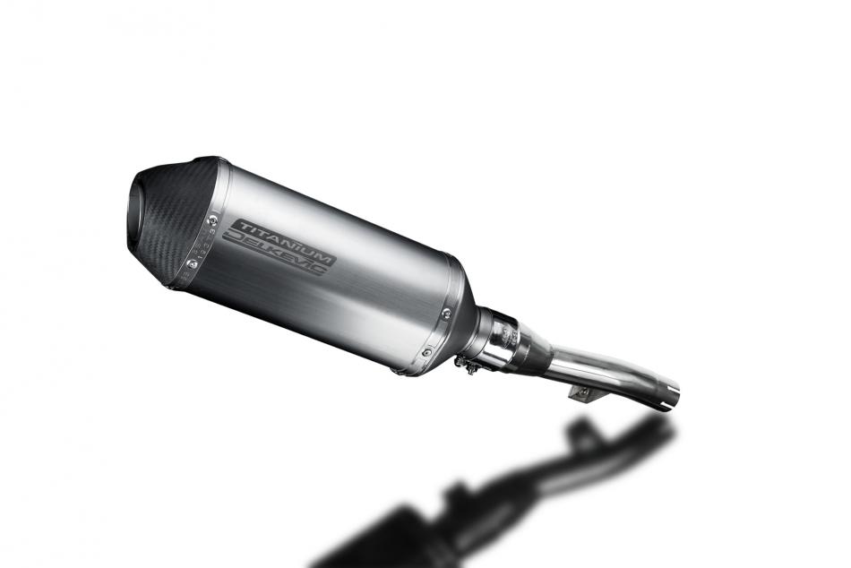 Slip-On Exhaust with XOval Titanium 10-inch Muffler for XT250 Serow